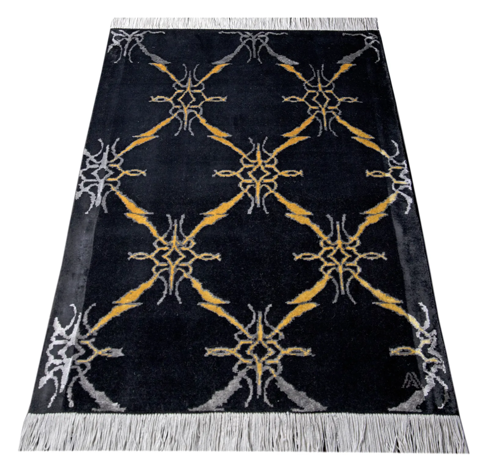 فرش دستباف کرک و ابریشم کد 2325356، کد 2325356