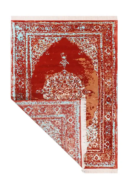 فرش دستباف کرک و ابریشم کد 2326079