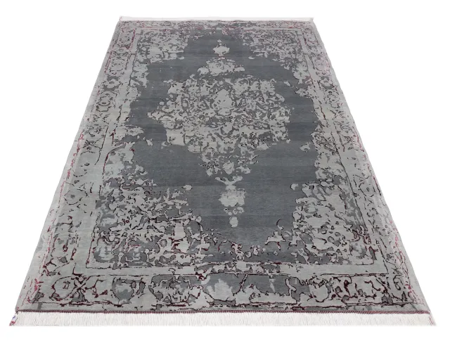 فرش دستباف کرک و ابریشم کد 2326325