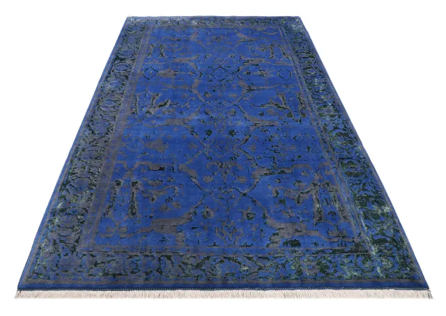 فرش دستباف کرک و ابریشم کد 2326561