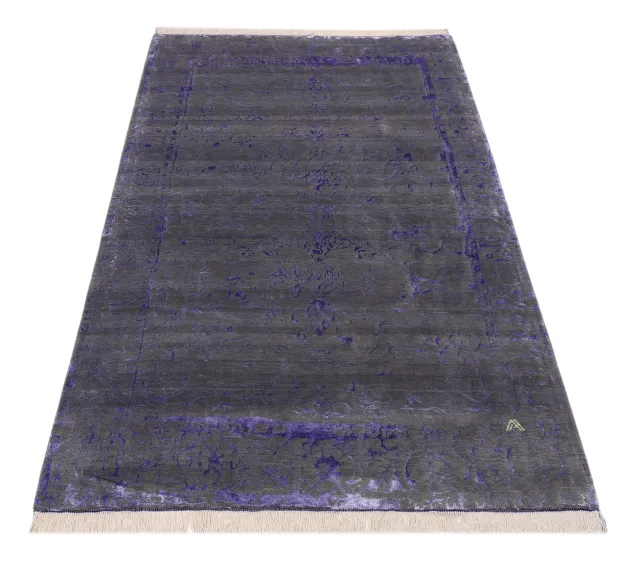 فرش دستباف کرک و ابریشم کد 2326575