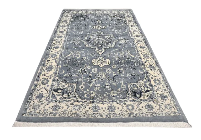 فرش دستباف کرک و ابریشم کد 2326708