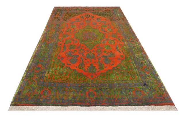 فرش دستباف کرک و ابریشم کد 2326841