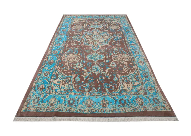 فرش دستباف کرک و ابریشم کد 2328241