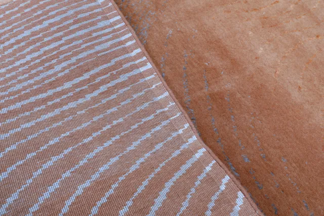 فرش دستباف کرک و ابریشم کد 2328980